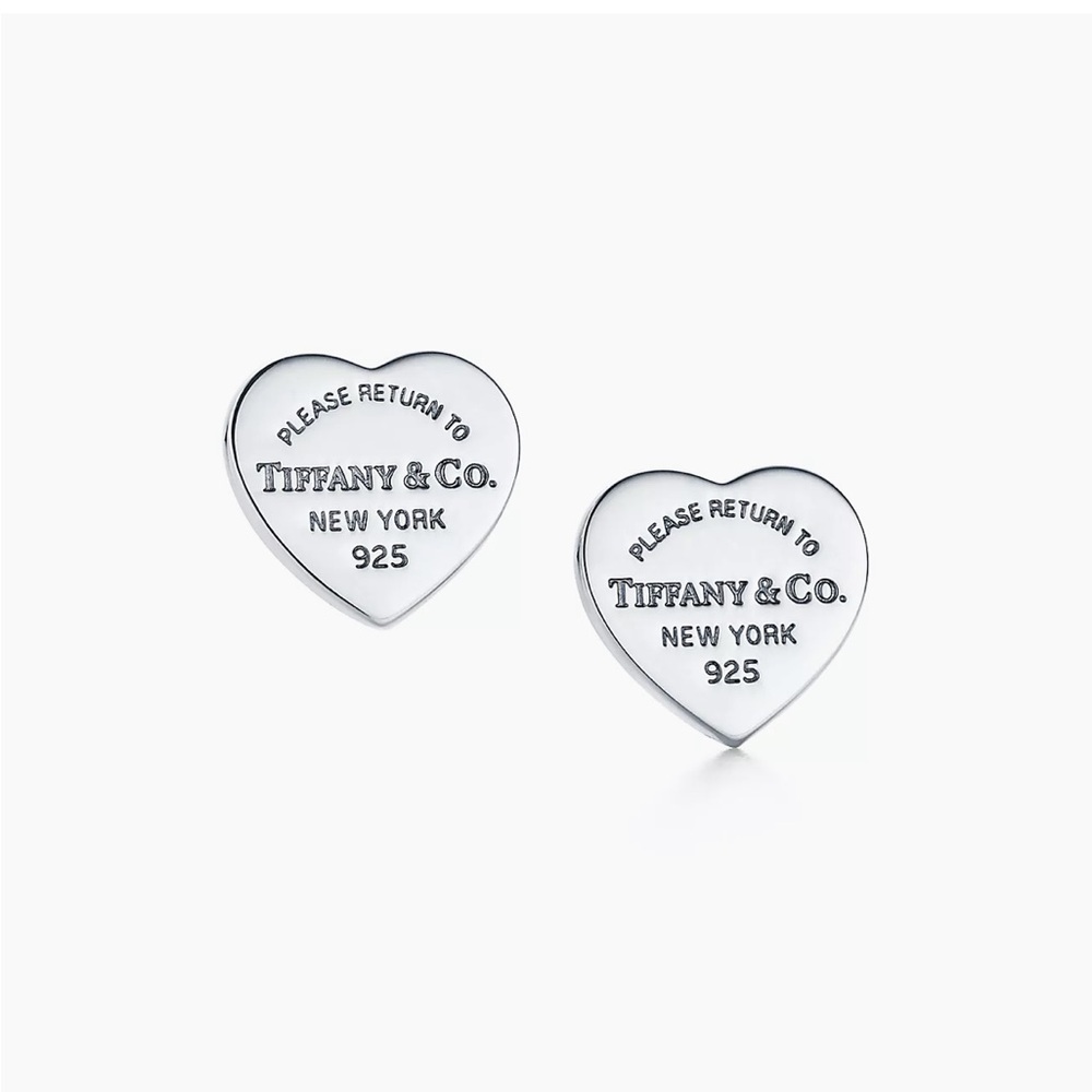 Return to Tiffany Heart Tag Stud Earrings